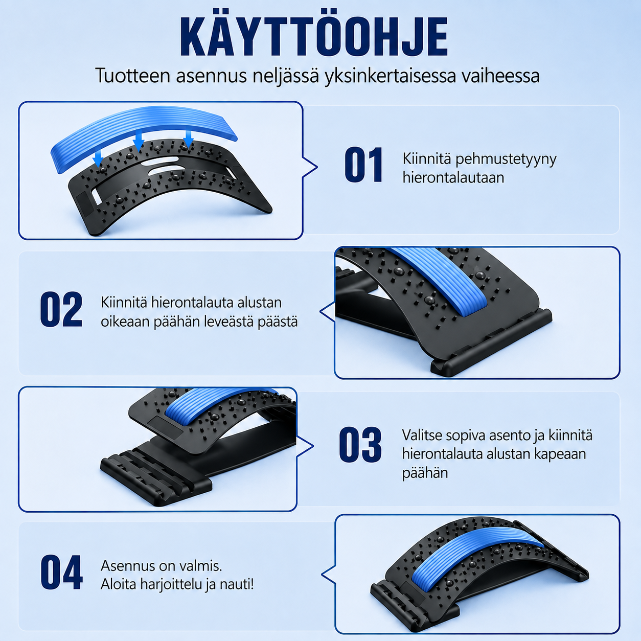 Selkäkaari | Nauti päivästä ilman selkäkipuja